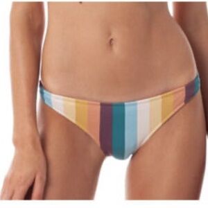 Rhythm Multicolor Striped Bikini Bottom